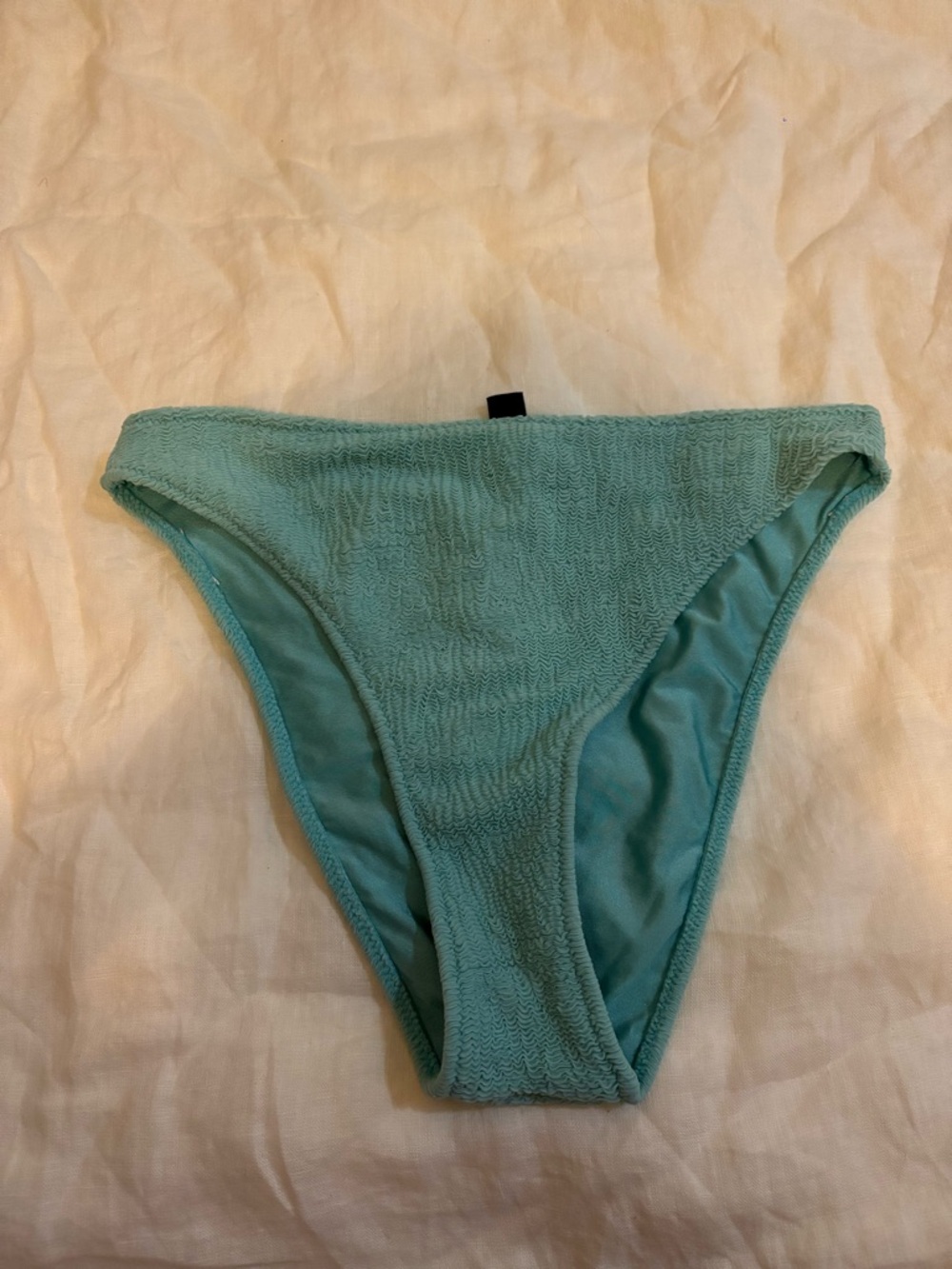 Triangl Blue Bikini Bottoms High Waisted Small